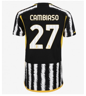 Juventus Andrea Cambiaso #27 Hjemmebanetrøje Dame 2023-24 Kort ærmer